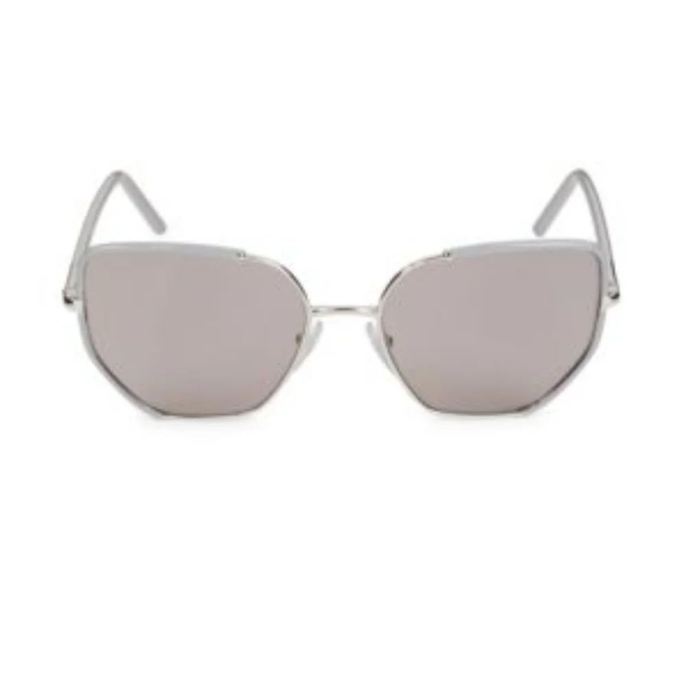 Gold Geometric Sunglasses
